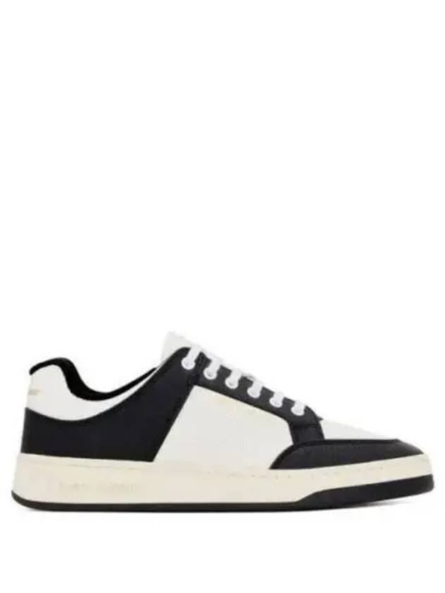 SL 61 Low Top Sneakers Black White - SAINT LAURENT - BALAAN 2