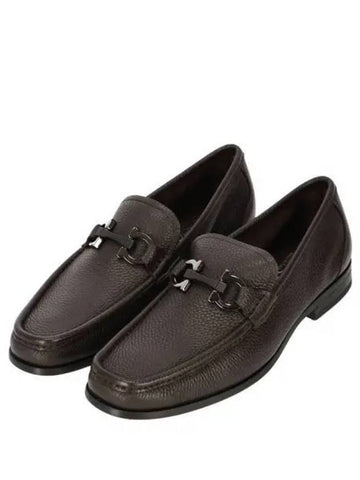 Men s GRANDIOSO loafers HICKORY 0642847 271270 - SALVATORE FERRAGAMO - BALAAN 1