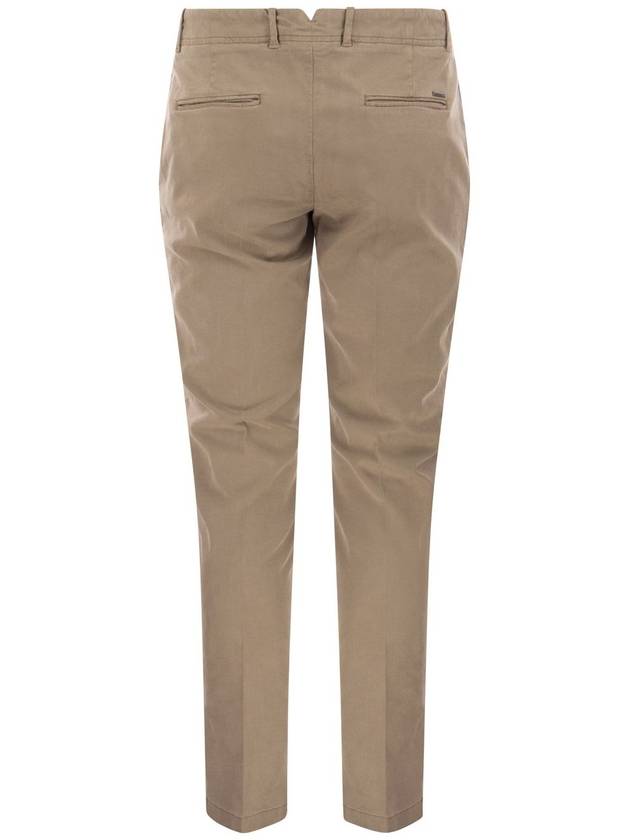 Cotton Silk Straight Pants Beige - PESERICO - BALAAN 3