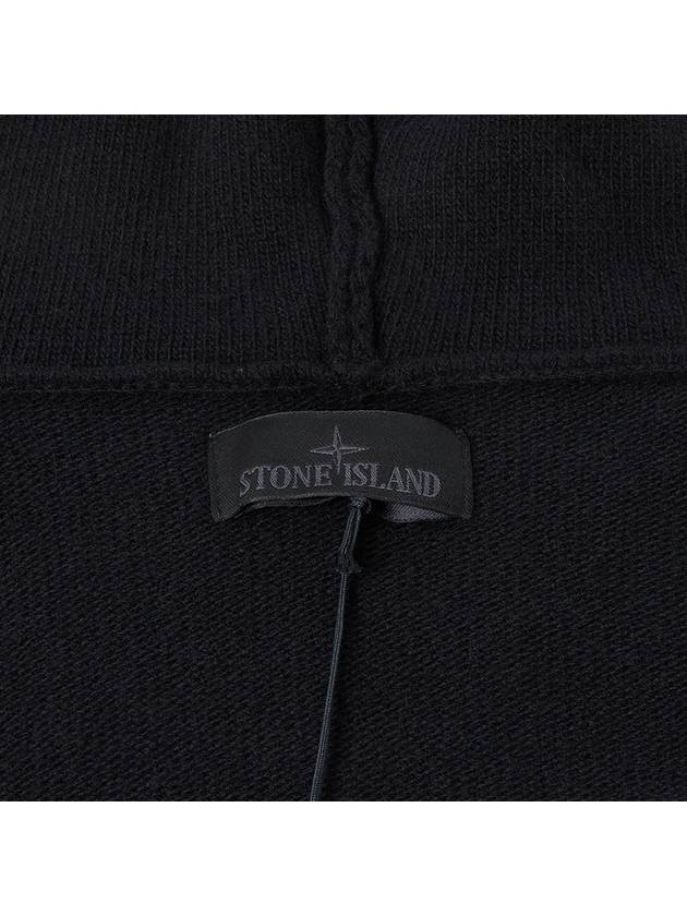 Compass Badge Zip-Up Hoodie Black - STONE ISLAND - BALAAN 11