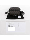 Triomphe Small Canvas Calfskin Messenger Bag Black - CELINE - BALAAN 8