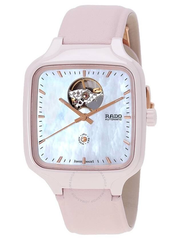 Rado True Square x Ash Barty Limited Edition Automatic White Mother of Pearl Dial Ladies Watch R27123905 - RADO - BALAAN 1