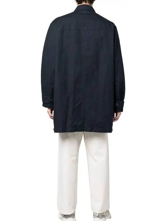 Isabel Marant Men's PIERRY Cotton Linen Single Coat VE0057HA A1G24H 02 FK - ISABEL MARANT ETOILE - BALAAN 2