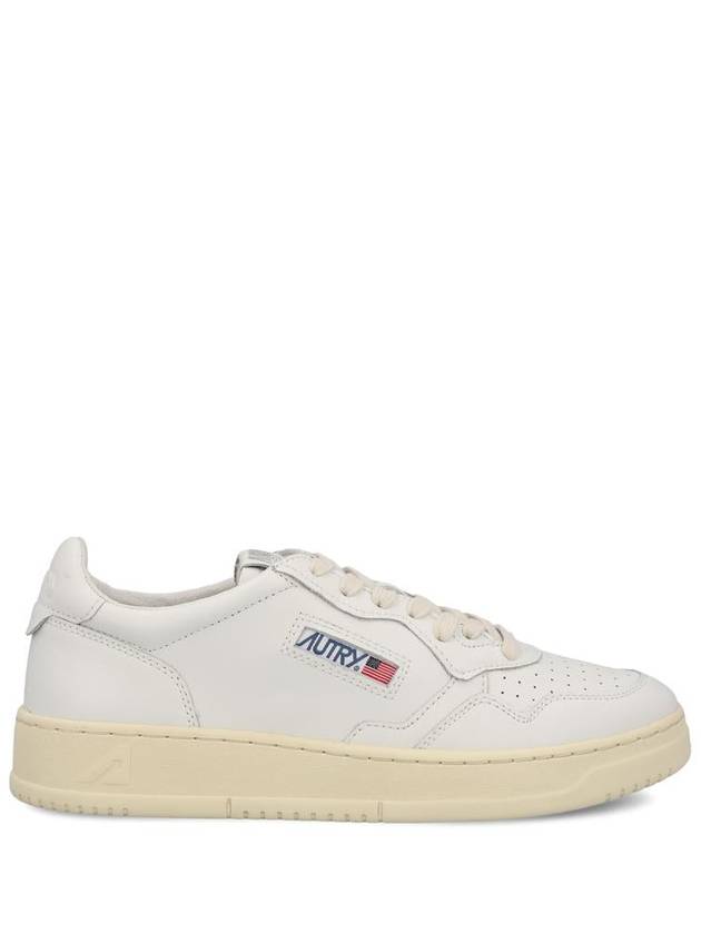 Medalist Leather Low Top Sneakers White - AUTRY - BALAAN 2