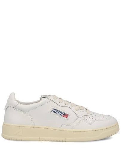 Medalist Leather Low Top Sneakers White - AUTRY - BALAAN 2