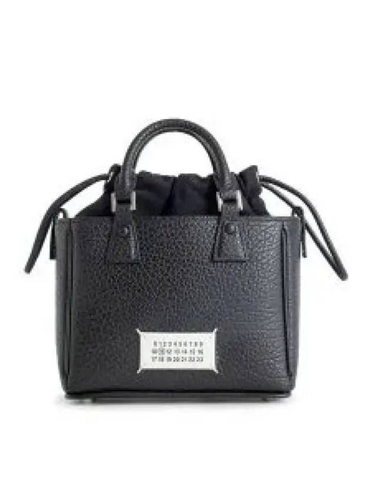 Horizontal Leather Shoulder Bag Black - MAISON MARGIELA - BALAAN 2