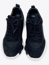 Bouncing Mesh Suede Goatskin Low Top Sneakers Noir - HERMES - BALAAN 5