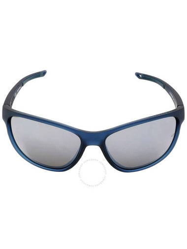 Under Armour Silver Mirror Oval Unisex Sunglasses UA UNDENIABLE 0FJM/T4 61 - UNDER ARMOUR - BALAAN 1