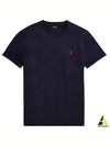 Men's Embroidered Pony Short Sleeve T-Shirt Navy - POLO RALPH LAUREN - BALAAN 2