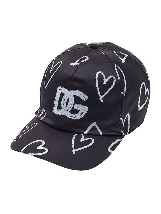 DG Logo Print Ball Cap Black - DOLCE&GABBANA - BALAAN 1
