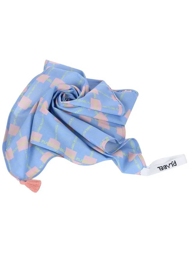 Checkerboard Scarf MX3SF066BLU - P_LABEL - BALAAN 10