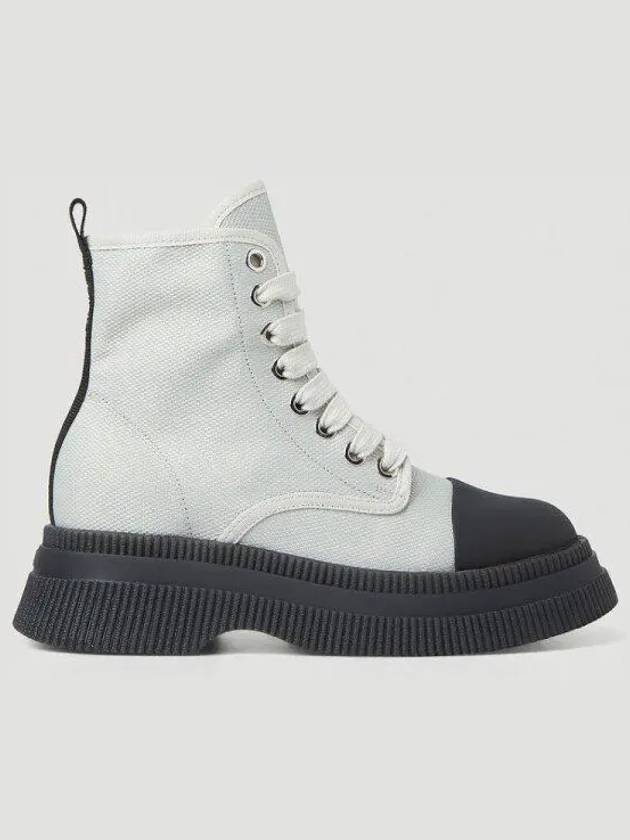 Creepers textile lace-up walker boots - GANNI - BALAAN 2