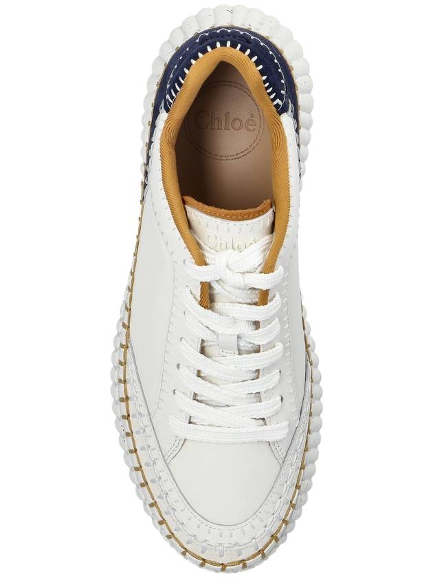 Chloé Wedge Sneakers Nama, Women's, White - CHLOE - BALAAN 6