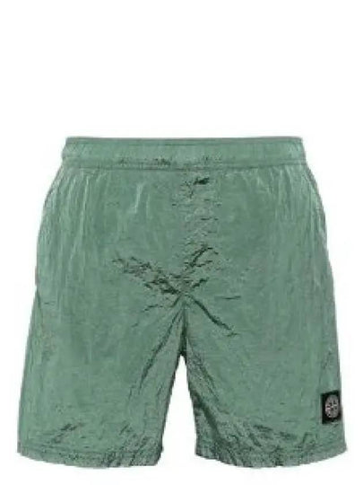 Nylon Metal Swimming Trunk Shorts Green - STONE ISLAND - BALAAN 2