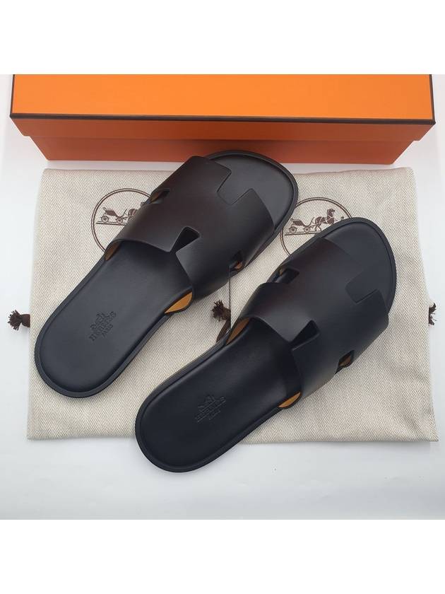 Izmir Sandal Calfskin & Noir - HERMES - BALAAN 8