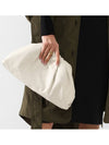 Nappa Pouch Dumpling Clutch Bag White - BOTTEGA VENETA - BALAAN 8