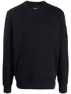 Diagonal Raised Fleece Sweatshirt Navy - CP COMPANY - BALAAN 2