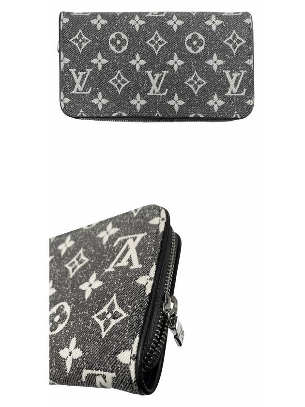 M81858 Denim Zippy Wallet Long Wallet Gray Wallet TEO - LOUIS VUITTON - BALAAN 4