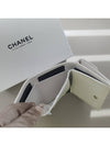 Classic 3tier mini wallet white gold plated - CHANEL - BALAAN 4