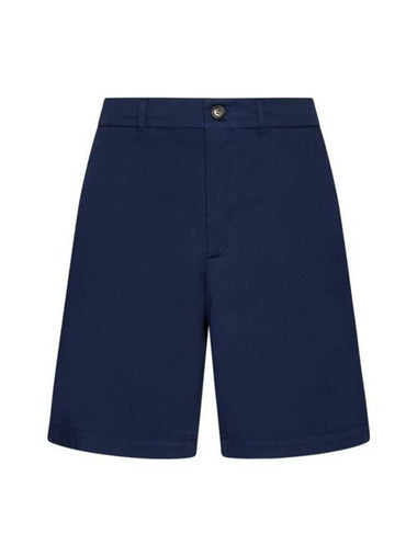 Mid-Rise Chino Shorts Blue Prussia - BRUNELLO CUCINELLI - BALAAN 1