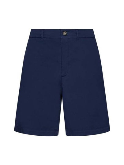 Mid-Rise Chino Shorts Blue Prussia - BRUNELLO CUCINELLI - BALAAN 2