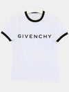 Archetype Slim Fit Cotton Short Sleeve T-Shirt White - GIVENCHY - BALAAN 2