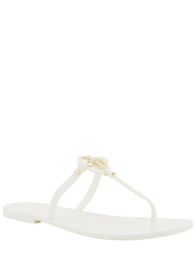 Miller Mini Flat Thong Flip Flop Ivory - TORY BURCH - BALAAN 3