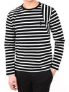 Nani Lux Men s Skull Stripe T Shirt 453137 QIX15 1098 - ALEXANDER MCQUEEN - BALAAN 3