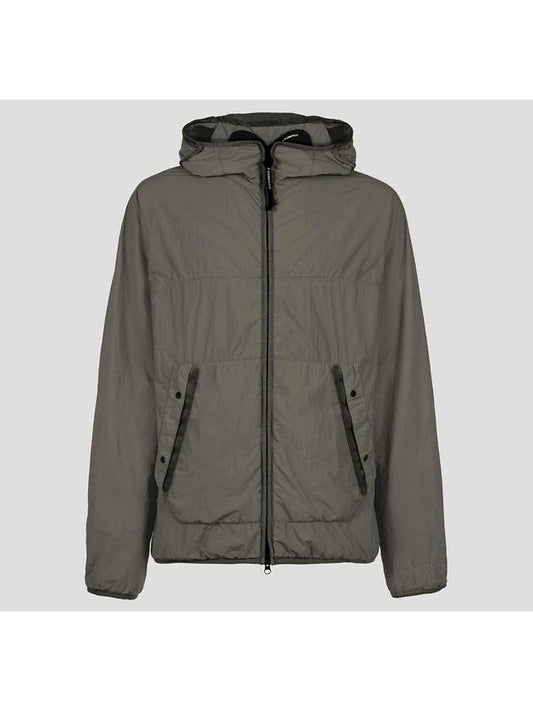 Goggles Polyamide Hooded Jacket Khaki - CP COMPANY - BALAAN 2