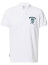 Tennis Club Badge Logo Short Sleeve PK Shirt White - AUTRY - BALAAN 3