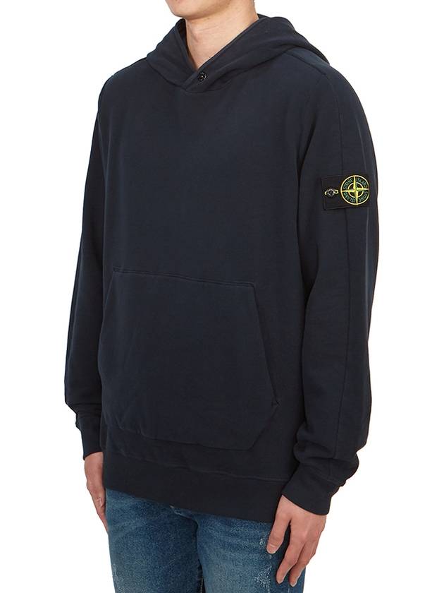 Compass Logo Patch Hoodie Navy - STONE ISLAND - BALAAN 3