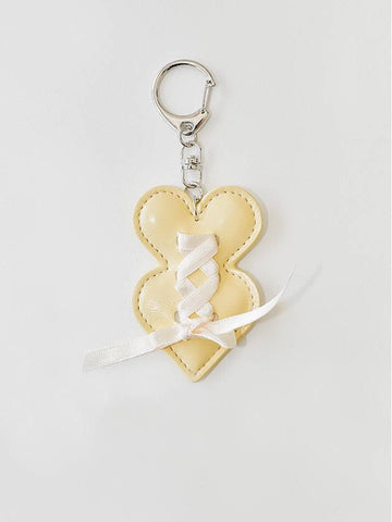 Double heart keyring_butter - DU MATIN - BALAAN 1