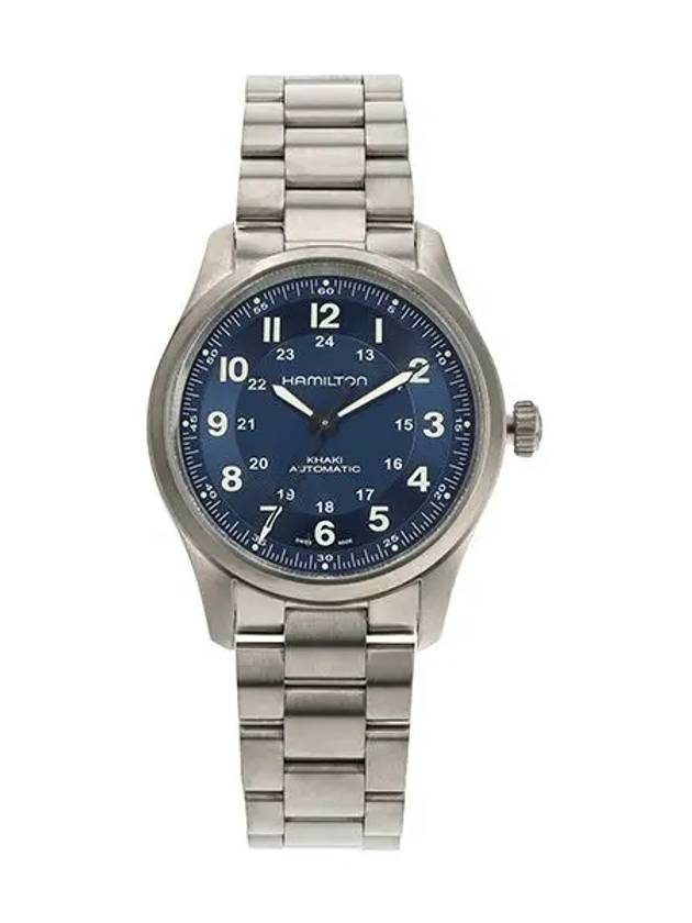 Khaki Field Titanium Auto 42MM Watch Silver - HAMILTON - BALAAN 3