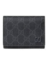 Women's GG Detail Half Wallet Black - GUCCI - BALAAN 1