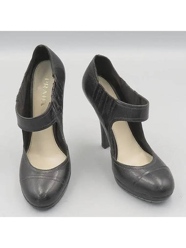 Smith Market Used Luxury Black Shoes Women s - PRADA - BALAAN 1