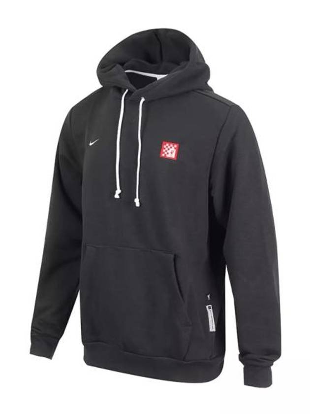 Liverpool FC Standard Issue 3rd Dri Fit Soccer Pullover Hoodie Dark Smoke Grey - NIKE - BALAAN 3