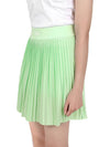 Women's Binx Pleated Skirt Green - J.LINDEBERG - BALAAN 5