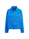 3 Stripe Dyed Denim Jacket Blue - ADIDAS - BALAAN 1