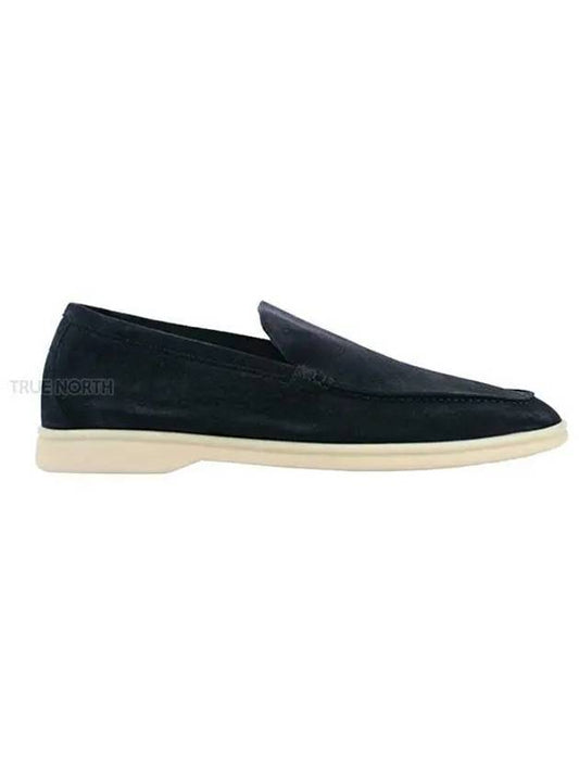 Summer Walk Suede Loafers Black - LORO PIANA - BALAAN 2