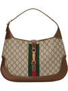 Women's Jackie 1961 GG Supreme Canvas Medium Shoulder Bag Beige - GUCCI - BALAAN 1