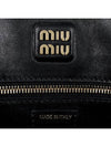 Miu Miu Abunchure Nappa Leather Bag Black - MIU MIU - BALAAN 11