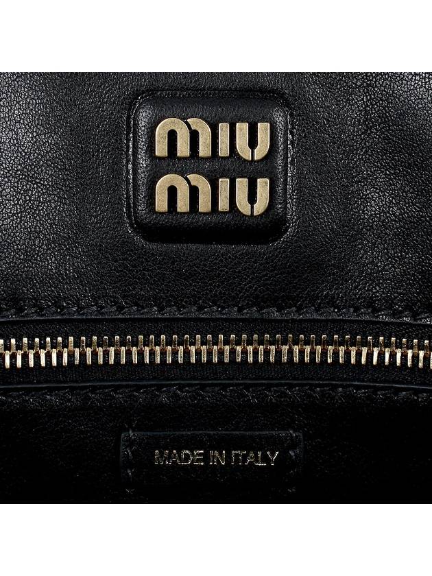 Miu Miu Abunchure Nappa Leather Bag Black - MIU MIU - BALAAN 11