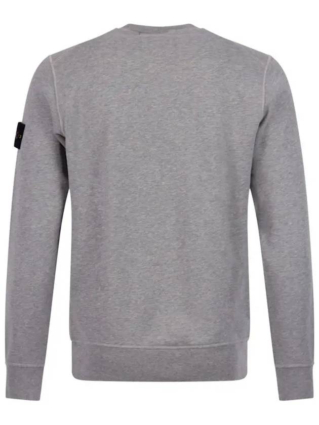 Wappen Patch Crew Neck Sweatshirt Grey - STONE ISLAND - BALAAN 4