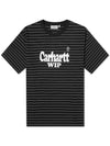 Orlean Spree Short Sleeve T Shirt Black - CARHARTT WIP - BALAAN 1