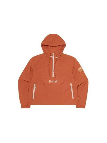 KODAK Apparel Trip Hooded Anorak Jacket Women ORANGE - KODO - BALAAN 1