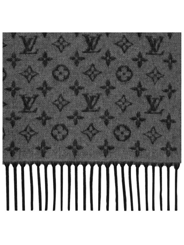 Monogram Gradient Scarf Grey - LOUIS VUITTON - BALAAN 5