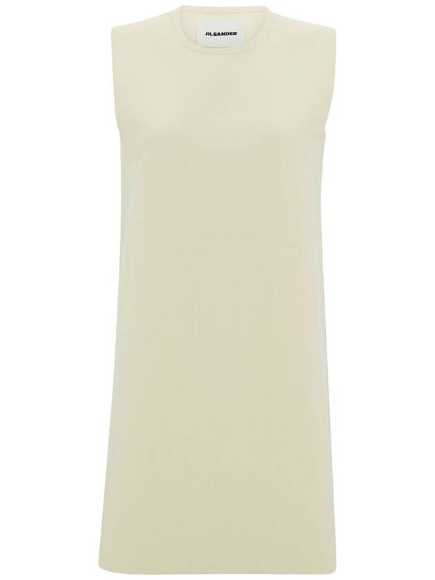 Midi Dress J02CT0356J19155 280 BEIGE - JIL SANDER - BALAAN 2