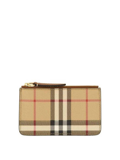 Check Print Coin Wallet Beige - BURBERRY - BALAAN 2