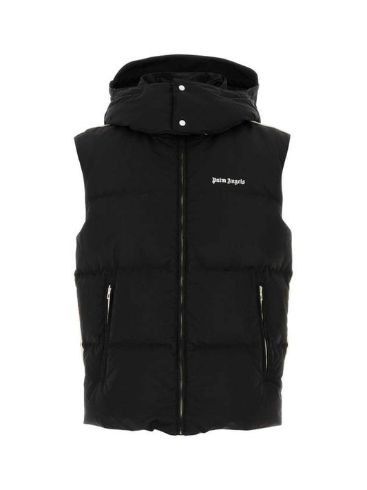 Classic Track Hooded Down Vest - PALM ANGELS - BALAAN 1