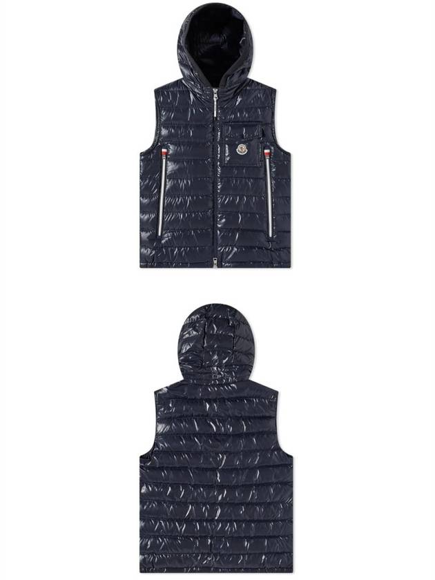 Men's Ragat RAGOT Padded Vest Navy - MONCLER - BALAAN 5